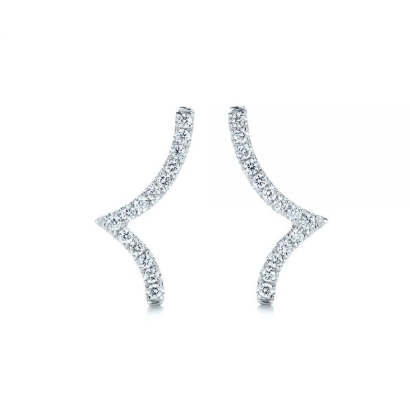 Diamond Stud Earrings - Image
