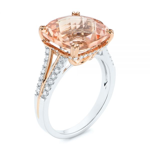 Morganite and Diamond Fashion Ring - Image
