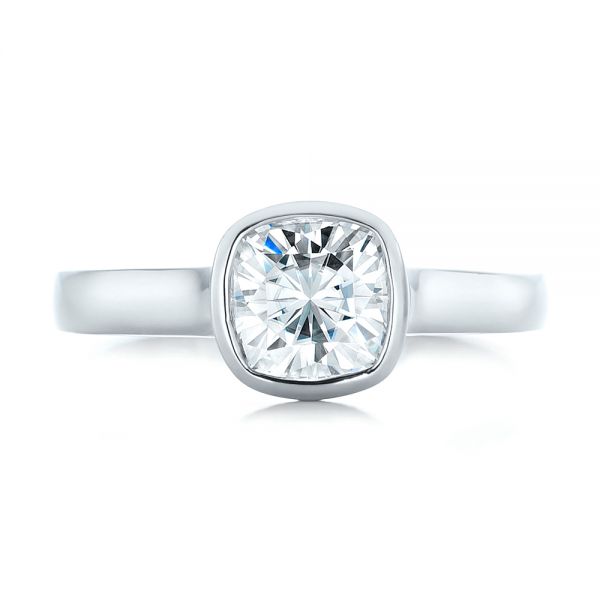 Custom Solitaire Engagement Ring - Image