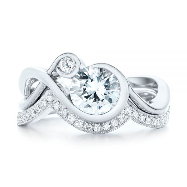 Wrap Diamond Engagement Ring - Image