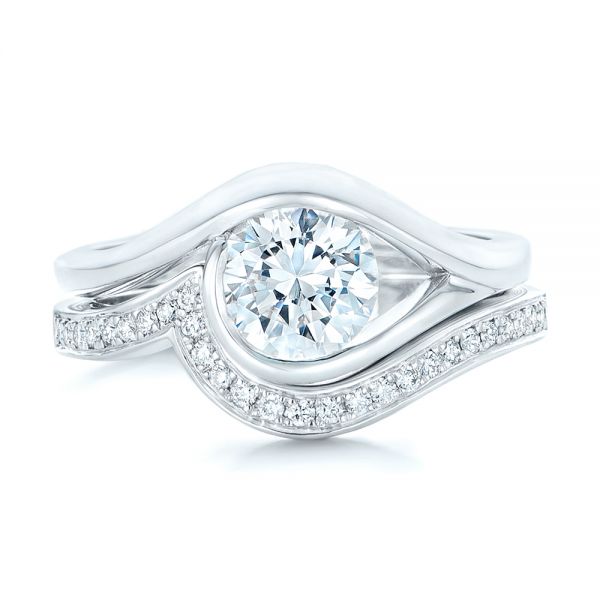 Wrapped Solitaire Engagement Ring - Image