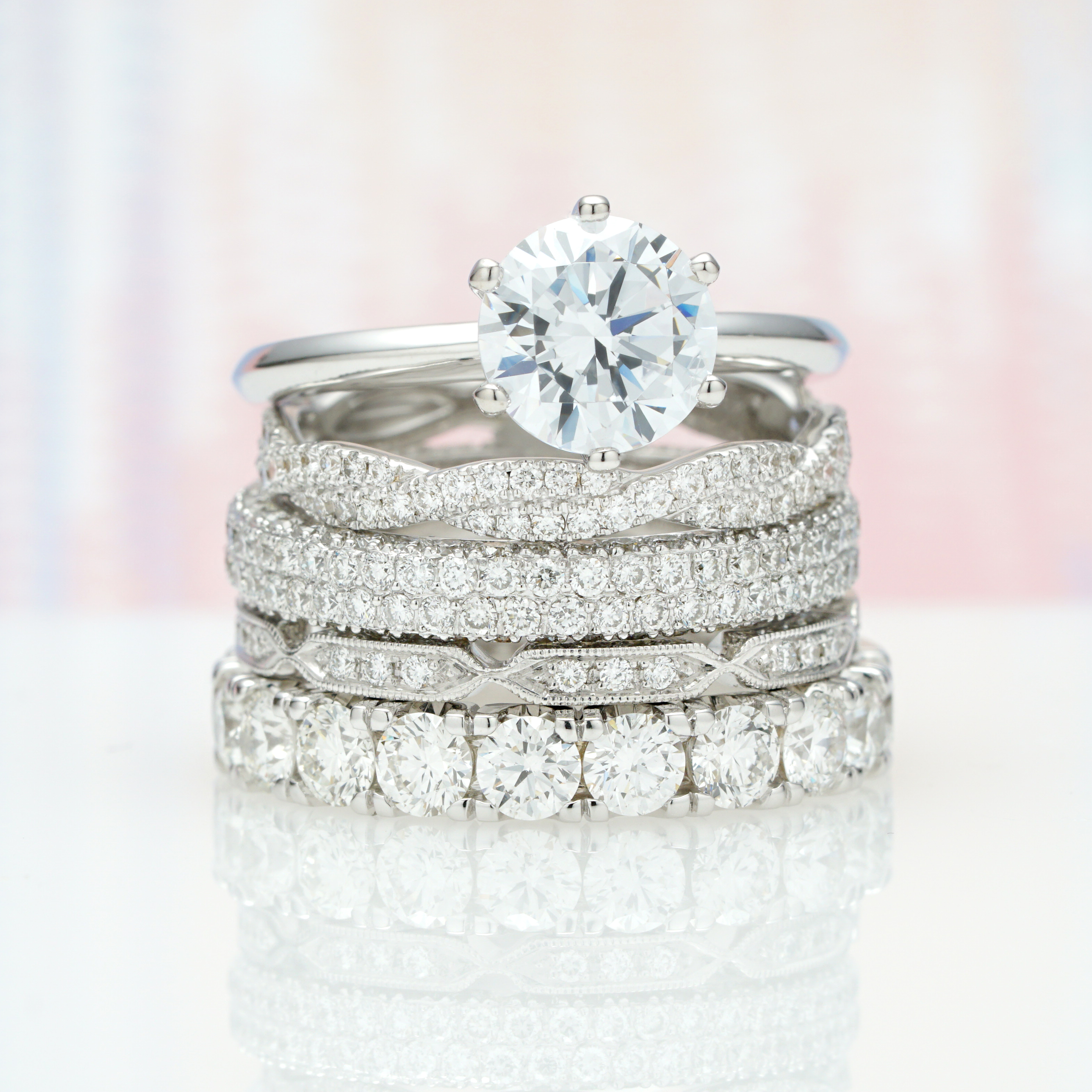 Women Chic Clock Cardioid Rings,Stainless Steel Wedding Anniversary Ring,Round  Finger Band 520 Gift to Girls Girlfriend Jewelry - AliExpress