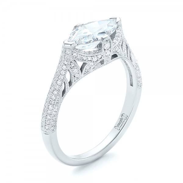 Marquise-Diamond-and-Pave-Engagement-Ring