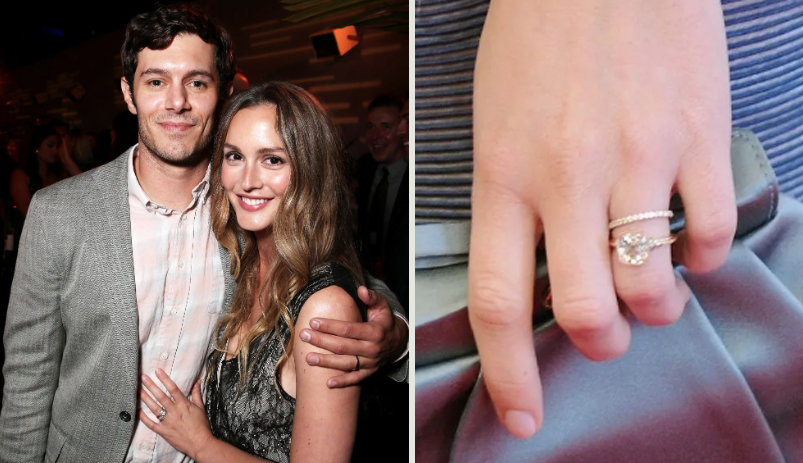 Leighton Meester engagement ring