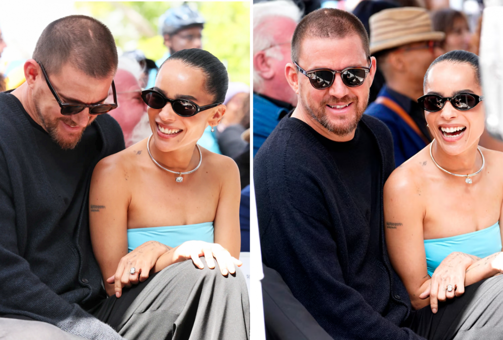 Zoe and Channing at Hollywood Walk of Fame