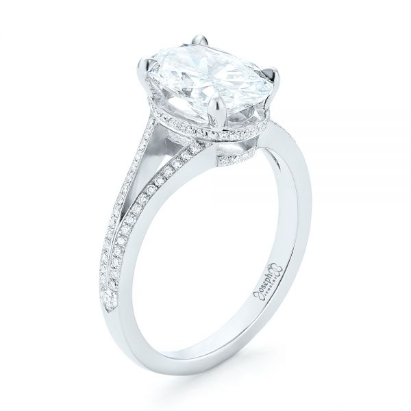 15 Beautiful Custom Hidden Halo Engagement Rings | Joseph Jewelry