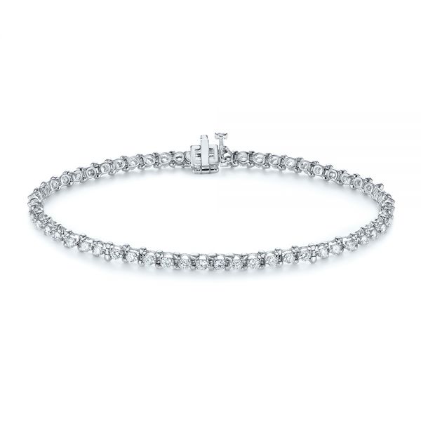 TIFFANY  Co bracelet Ladys diamond PT950 platinum Victoria line