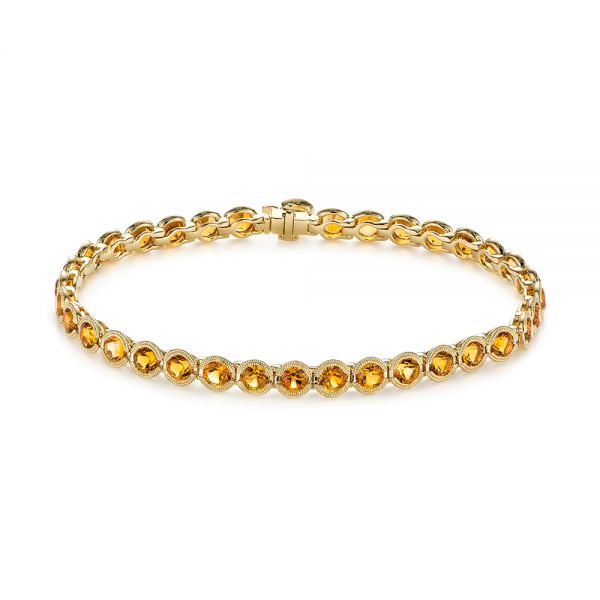 Citrine and hot sale gold bracelet