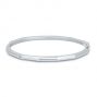  Platinum Platinum Geometric Bangle - Three-Quarter View -  107754 - Thumbnail