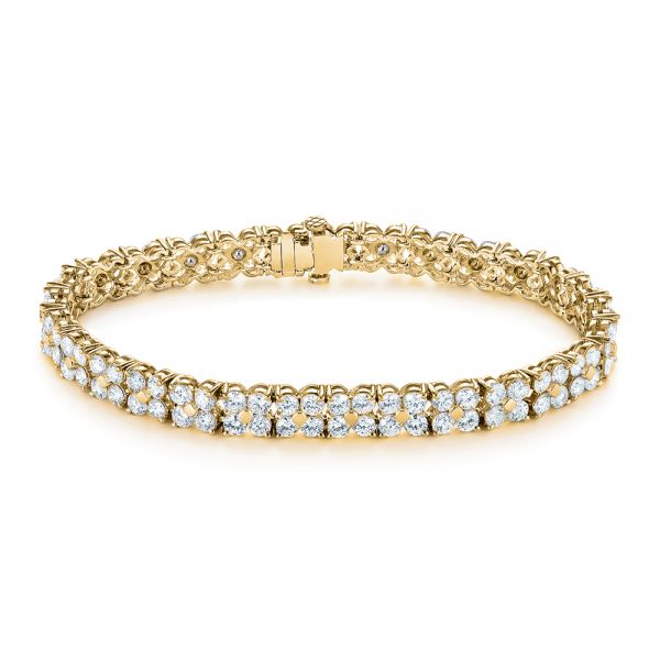 Fancy Diamond Bracelet Marquise and Oval 10 Carat, 12 Piece Diamond Jewelry  For Sale at 1stDibs | 10 carat tennis bracelet on wrist