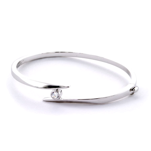 ... Jewelry â€º Bracelets  Charms â€º White Gold and Diamond Bracelet