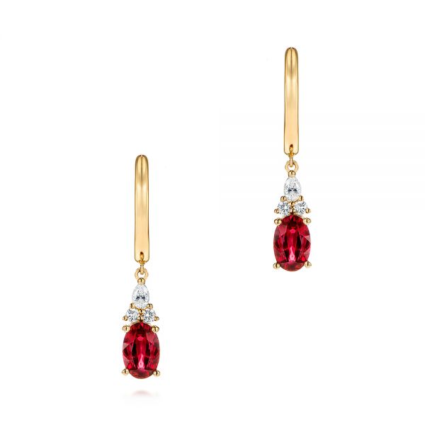 Emerald And Diamond Earrings #106060 - Seattle Bellevue | Joseph Jewelry
