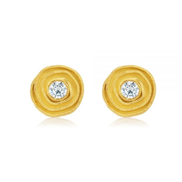 Tip-Top Diamond Statement Stud Earrings – Marli New York