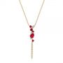 Diamond And Ruby Necklace -  106431 - Thumbnail