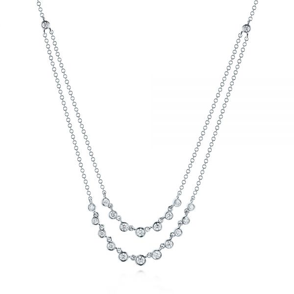 Miharu White Gold Tone Dokra Layered Necklace – Miharu Crafts
