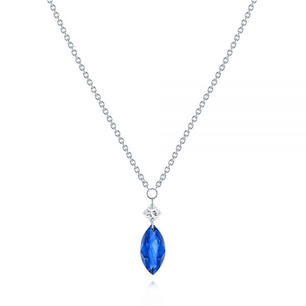Sapphire Necklace Gold Sapphire Necklace Necklaces for 