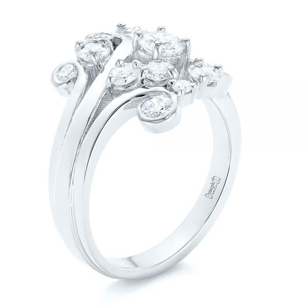 14k Rose Gold Custom Diamond Fashion Ring #102975 - Seattle Bellevue