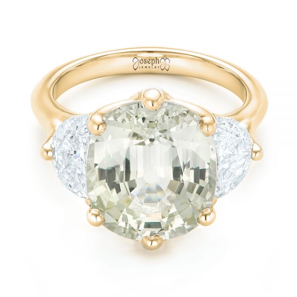 Custom Designed 14K 3 Diamond Ring — DeWitt's Diamond & Gold Exchange