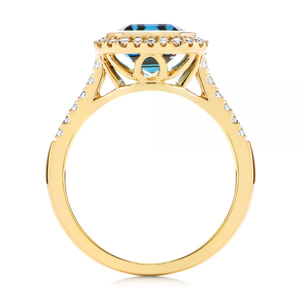 London Blue Topaz And Diamond Fashion Ring #105418 - Seattle Bellevue ...