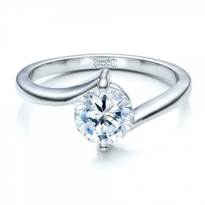 simple solitaire engagement rings