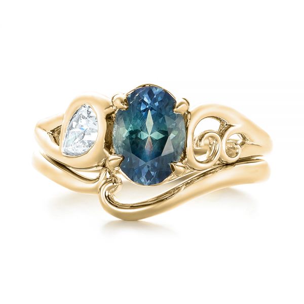 Fancy Bluish Green Diamond Ring - Dalby Diamonds