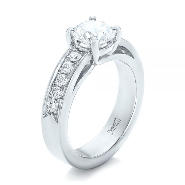 Custom Diamond Engagement Ring #102345 - Seattle Bellevue | Joseph Jewelry