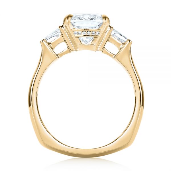 14k Yellow Gold Custom Diamond Engagement Ring #103017 - Seattle ...