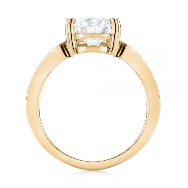 18k Yellow Gold Custom Diamond Engagement Ring #103594 - Seattle ...