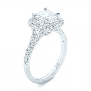 Princess Cut Engagement Rings Custom Design in Bellevue and Seattle