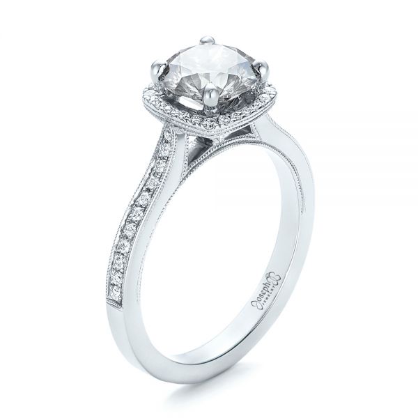 Custom Fancy Grey Diamond Engagement Ring #102097 - Seattle Bellevue ...