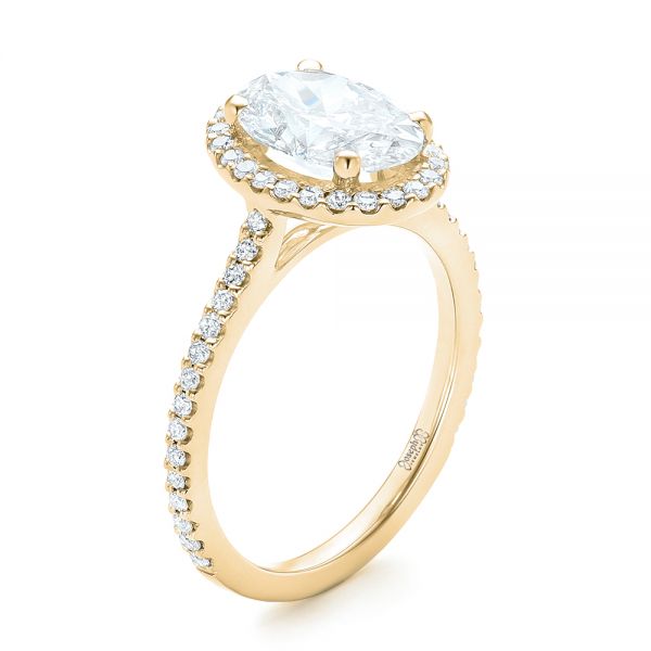 1.30 Ct Oval Cut Diamond Engagement Ring 14K Yellow Gold Plated –  BrideStarCo