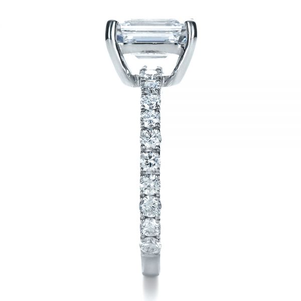 Custom Radiant Cut Diamond Engagement Ring #1311 - Seattle Bellevue ...