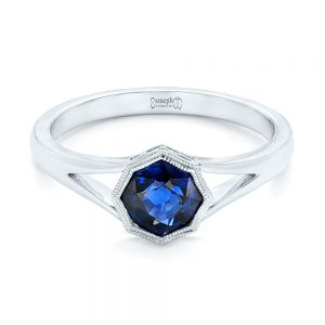 Sapphire Engagement Rings Custom Design Rings in Bellevue and Seattle