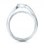 Custom Solitaire Diamond Interlocking Engagement Ring #100623 - Seattle ...