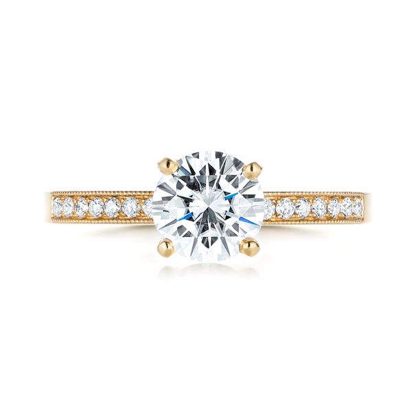Custom Diamond Engagement Ring #103480 - Seattle Bellevue | Joseph Jewelry