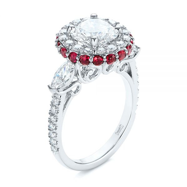 Ruby Diamond Engagement Ring | vlr.eng.br