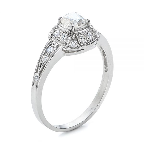 Estate Diamond Engagement Ring #100906 - Seattle Bellevue