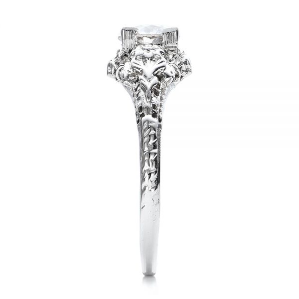 Estate Solitaire Diamond Art Deco Engagement Ring #100898 - Seattle ...