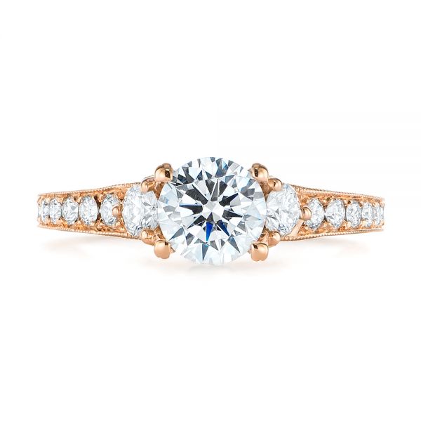 Filigree Diamond Engagement Ring #103896 - Seattle Bellevue | Joseph ...