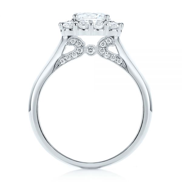 Halo Diamond Engagement Ring #103050 - Seattle Bellevue | Joseph Jewelry
