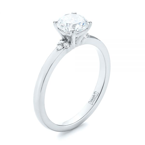non diamond minimalist engagement rings