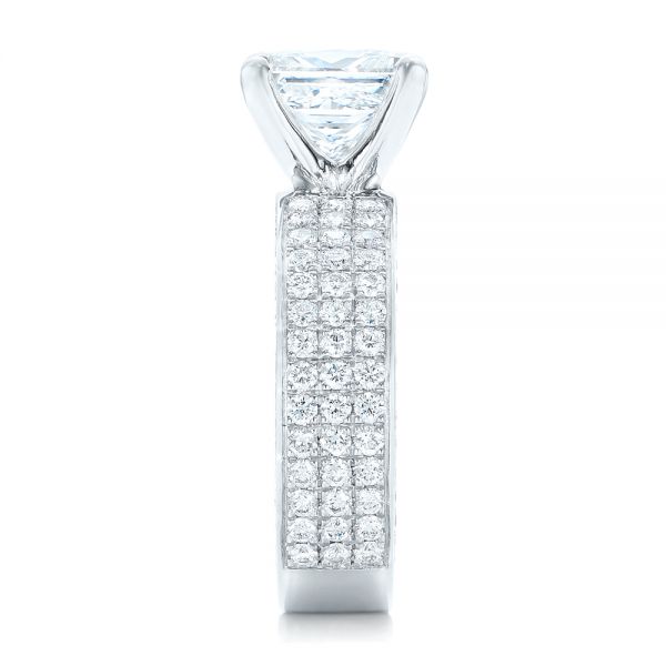 Pave Diamond Engagement Ring #102017 - Seattle Bellevue | Joseph Jewelry