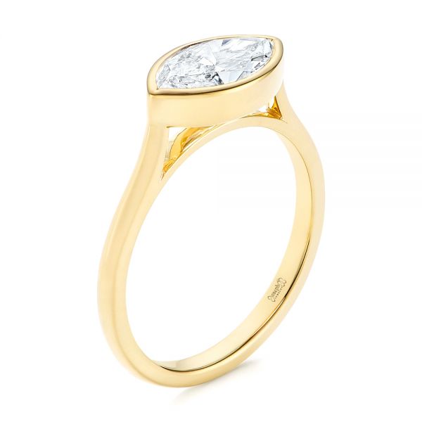 Dainty Diamond Ring, Simple Gold Ring, Marquise Diamond Ring