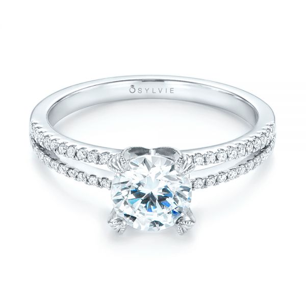 Split Shank Diamond Engagement Ring #103076 - Seattle Bellevue | Joseph ...