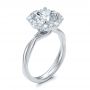  Platinum Platinum Twisted Diamond Engagement Ring - Three-Quarter View -  107731 - Thumbnail