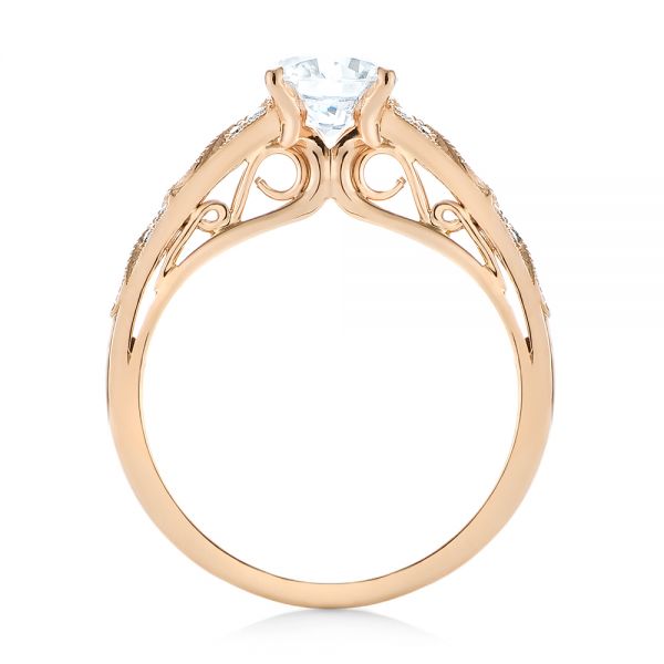 Vintage-inspired Diamond Engagement Ring #103298 - Seattle Bellevue ...