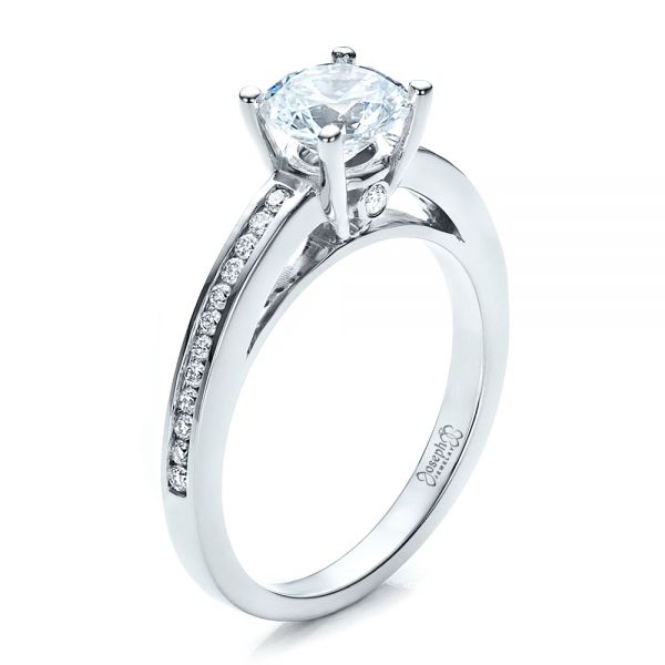 Women's Channel Set Engagement Ring 