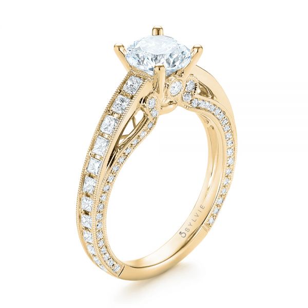 womens gold wedding ring with diamonds 