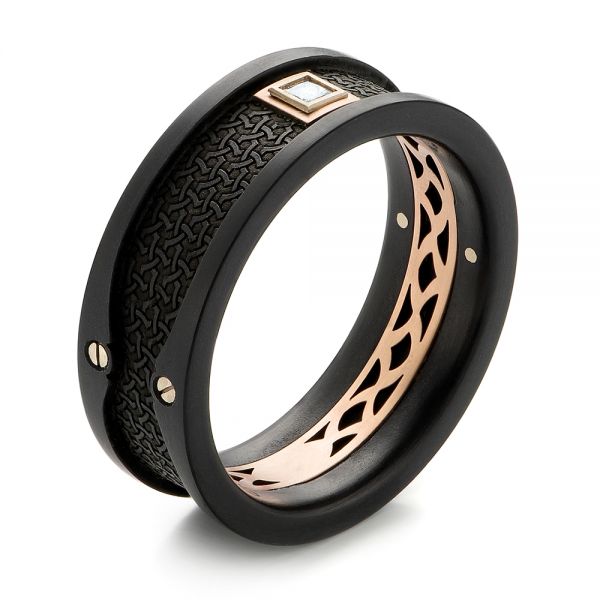 Carbon Fiber Wedding Ring #103862 