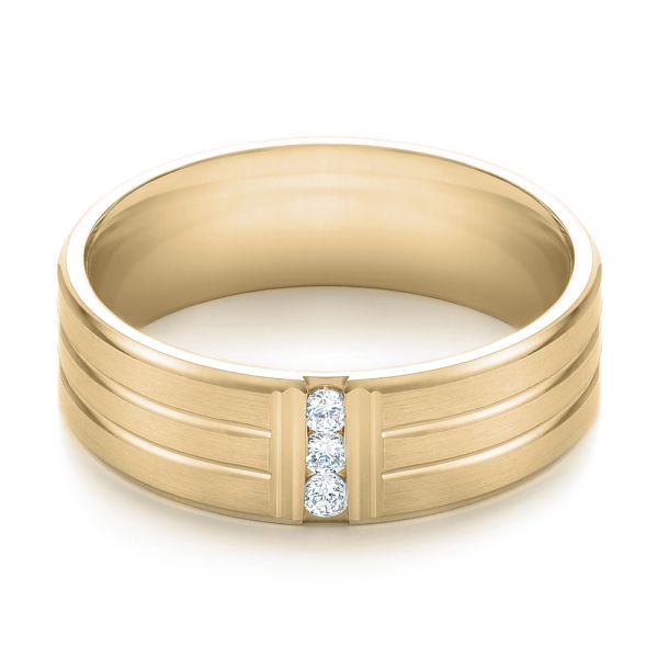 Men's Yellow Gold Wedding Bands - Seattle Bellevue - Joseph Jewelry